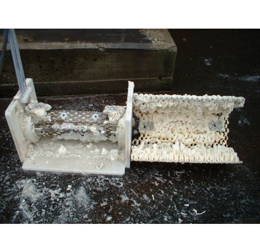 Cooling tower descaling system